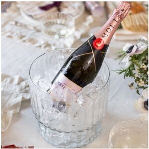 NWT Be Home Shea Glass Champagne Bucket Winter Jilly Box 2025